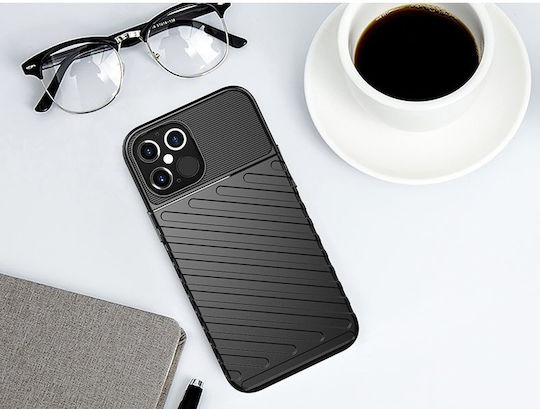 Powertech Umschlag Rückseite Silikon Blau (Xiaomi Mi 11)