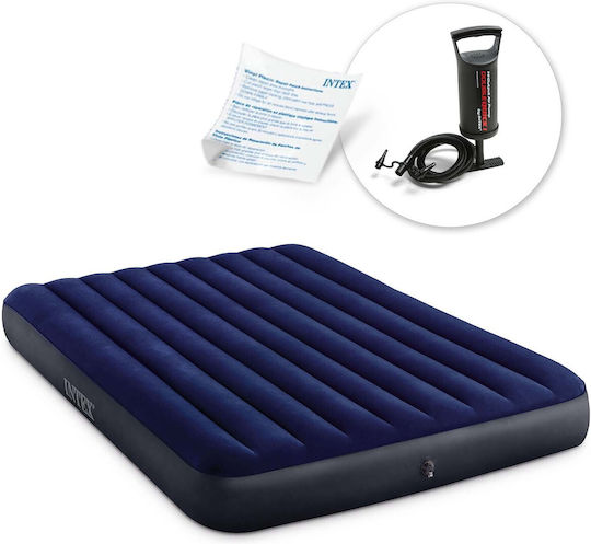 Intex Aufblasbare Schlafmatratze 203x152x25εκ. Blau