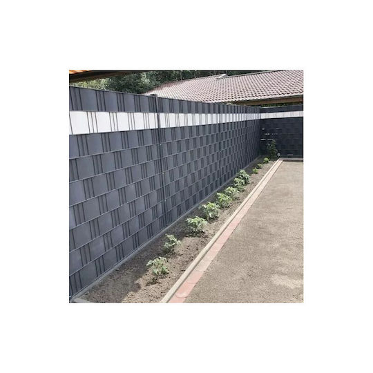 Υλικό Περίφραξης Κήπου από PVC 19x35x19εκ. Γκρι
