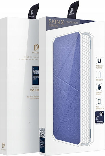 Dux Ducis Skin X Book Synthetic Leather Blue (Galaxy A03s)