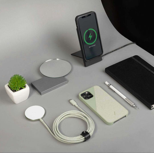 Native Union Clic Canvas Задна корица Текстил Градински чай (iPhone 12 mini)