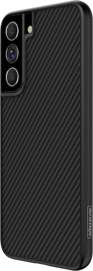 Nillkin Synthetic Fiber Umschlag Rückseite Silikon Schwarz (Galaxy S22+ 5G) 028670