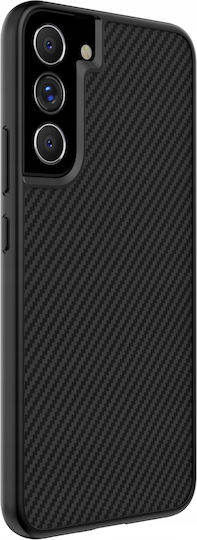 Nillkin Synthetic Fiber Umschlag Rückseite Silikon Schwarz (Galaxy S22+ 5G) 028670