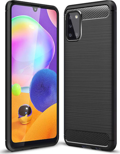 Forcell Carbon Back Cover Πλαστικό Μαύρο (Motorola G54 5G, G54 5G Power Edition)