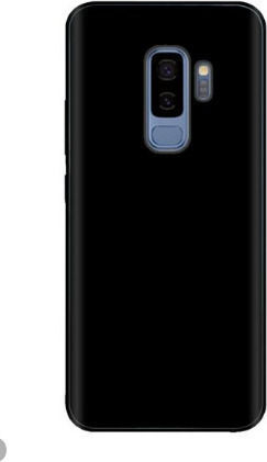 iNOS Liquid Задна корица Силикон Черен (Galaxy S9+)