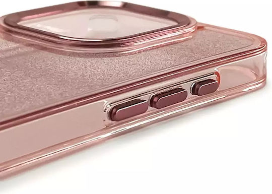 Wozinsky Glitter Umschlag Rückseite Silikon Rosa (Galaxy S24 FE)