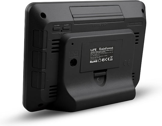 Life WES-300 Wireless Digital Weather Station Tabletop Black