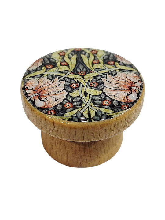 ACM Knob Furniture made of Wooden Natural wood 12015-000-BRZ2 1pcs