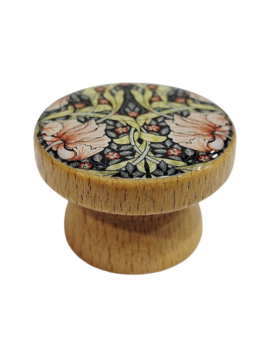 ACM Knob Furniture made of Wooden Natural wood 12015-000-BRZ2 1pcs