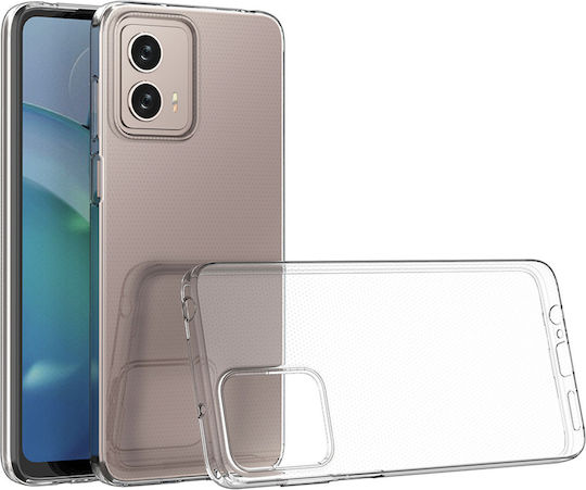Hurtel Задна корица Силикон 0.5мм Прозрачен (Moto G53)