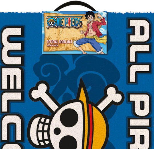 Pyramid International Covor de Intrare One Piece Albastru 40x60buc