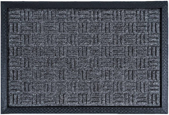 Sdim Entrance Mat Carpet with Anti-slip Backing Supreme 007 Anthracite 45x75cm Thickness 12mm