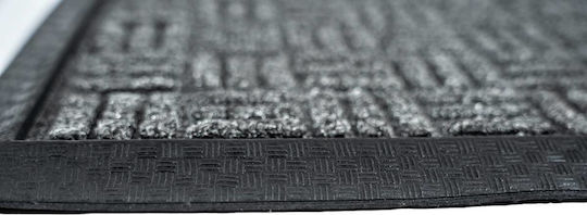 Sdim Entrance Mat Carpet with Anti-slip Backing Supreme 007 Anthracite 45x75cm Thickness 12mm