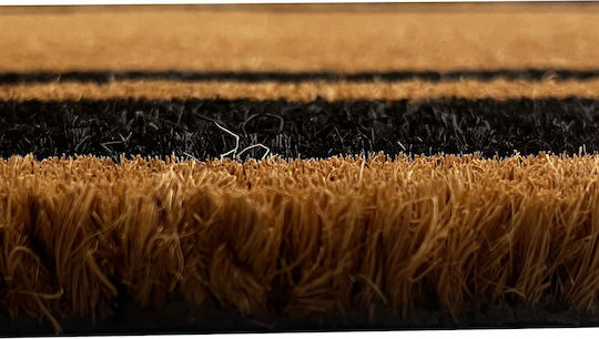 Fußmatte aus Kokosnussfasern Braun 60x33cm Dicke 15mm