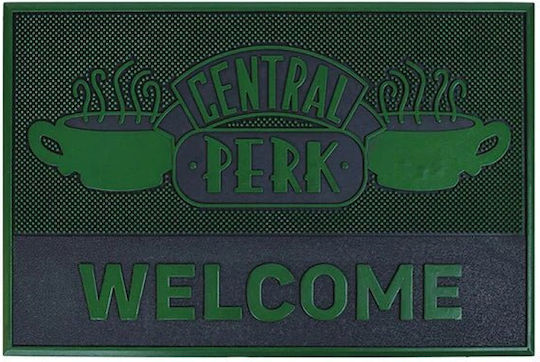 Pyramid International Entrance Mat Anti-slip made of Rubber Central Perk Gray 40x60cm