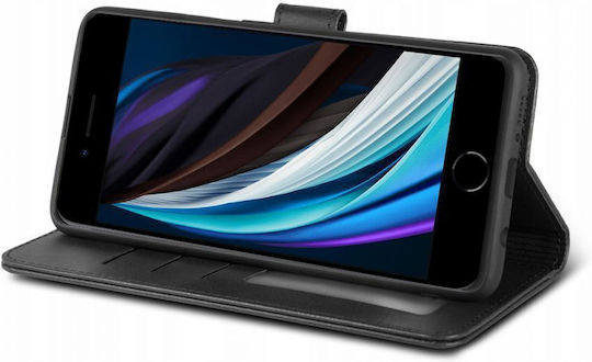 Tech-Protect Wallet Piele artificială / Silicon Negru (iPhone 15 Pro)