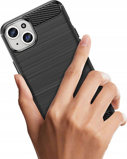 Carbon Back Cover Metallic Black (iPhone 15 Plus)