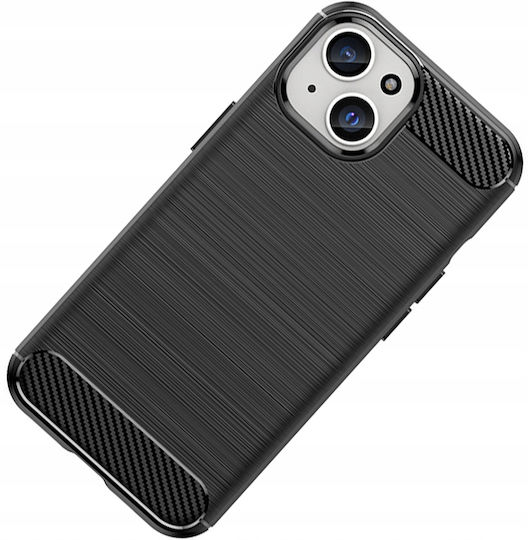 Carbon Back Cover Metallic Black (iPhone 15 Plus)