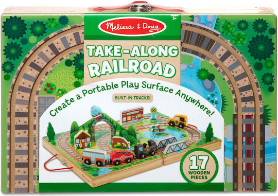 Melissa & Doug Vehicle Play Set made of Wood for 36++ Months