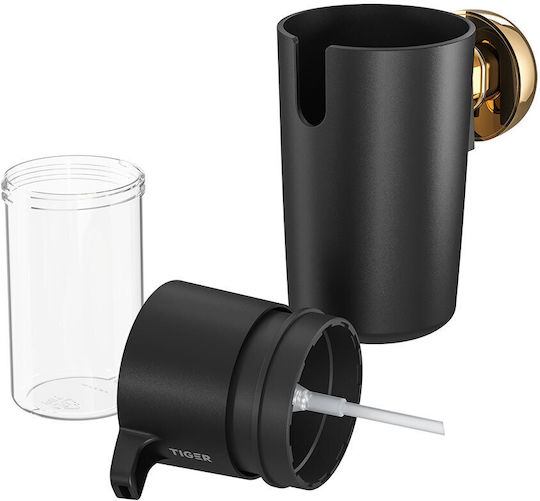 TIGER Wall-mounted Dispenser Plastic Black 175ml