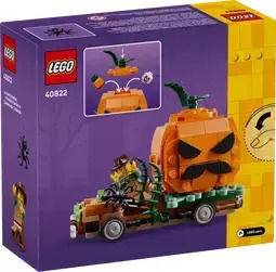 LEGO Конструктори Jack-O'-Lantern Пикап Камион За 8+ Години 177 Бройки