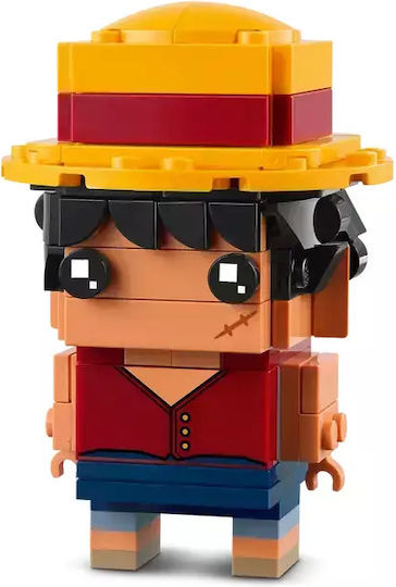 LEGO Brick Headz Monkey D. Luffy Figure pentru 10+ Ani 136buc