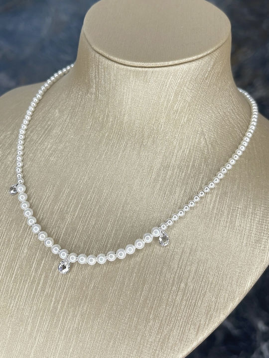 Charm aus Silber mit Perlen
