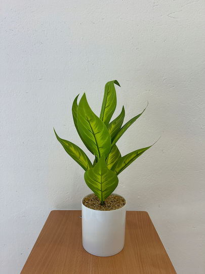 Künstliche Pflanze im Töpfchen Bonsai Grün 34cm