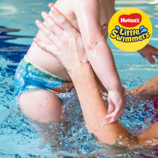 Huggies Πάνες Μαγιό Little Swimmers για 3-8kg 12τμχ