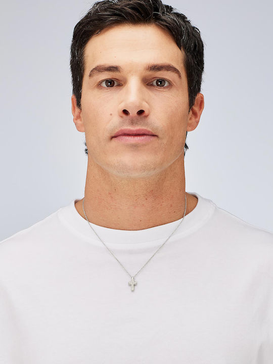 Brosway Men's Cross from Steel with Chain