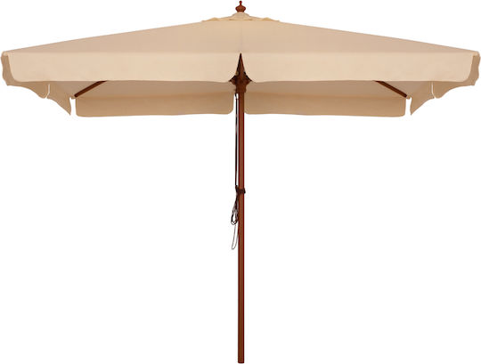 HomeMarkt Ersatzschirmstoff Beige 3x3m