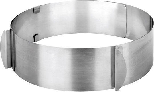 Ibili Adjustable Metallic Round-Shaped Cake Ring