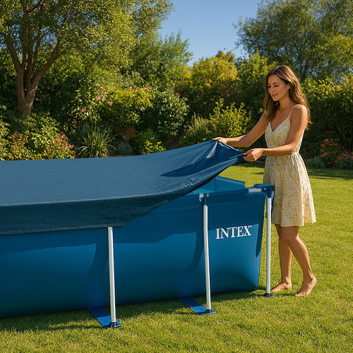 Intex Dreptunghiular Acoperire de Protecție pentru Piscină 260x160buc 1buc