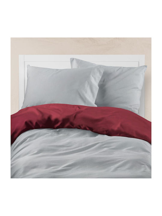 Borea Duvet Cover Cotton Queen 220x240 Petrol-yellow