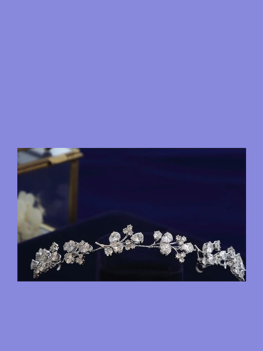 “candy Zirconia Headband” Υπέρλαμπρο Στεφάνι Στολισμένο Μεσαίου Μεγέθους Πέτρες Ζιργκόν