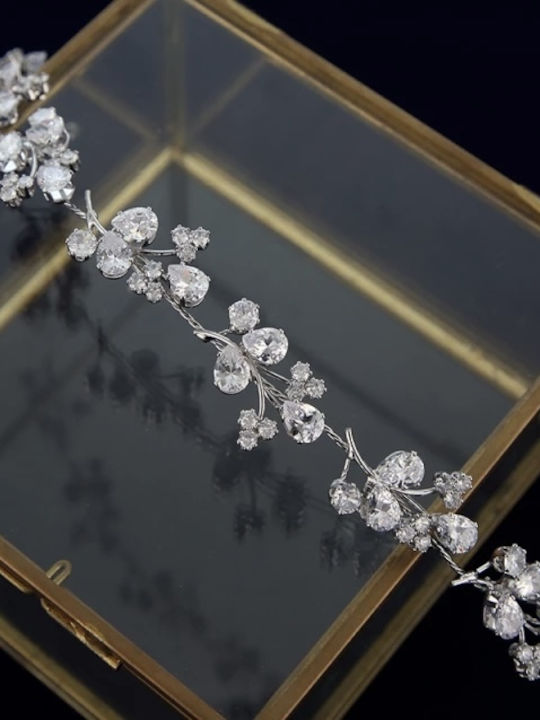 “candy Zirconia Headband” Υπέρλαμπρο Στεφάνι Στολισμένο Μεσαίου Μεγέθους Πέτρες Ζιργκόν