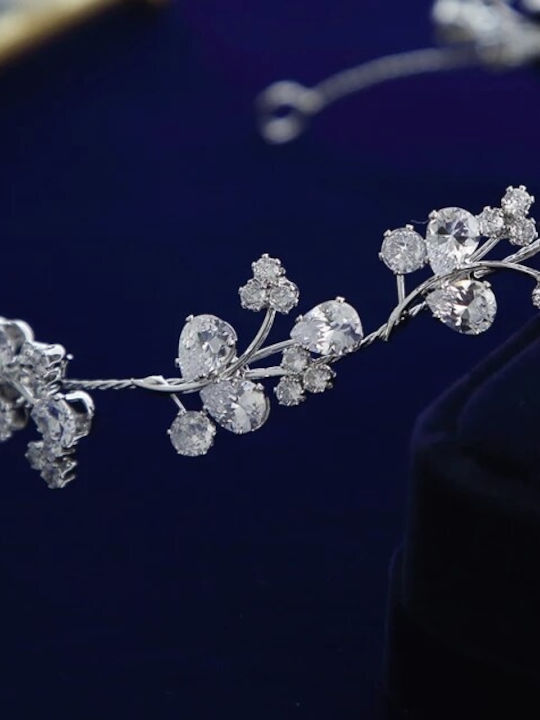 “candy Zirconia Headband” Υπέρλαμπρο Στεφάνι Στολισμένο Μεσαίου Μεγέθους Πέτρες Ζιργκόν