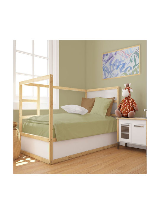 Dimcol Copertă de Pătuț Bebe Solid Olive 120x160cm. Dimcol Copertă de Pătuț Bebe Solid Olive 120x160cm.