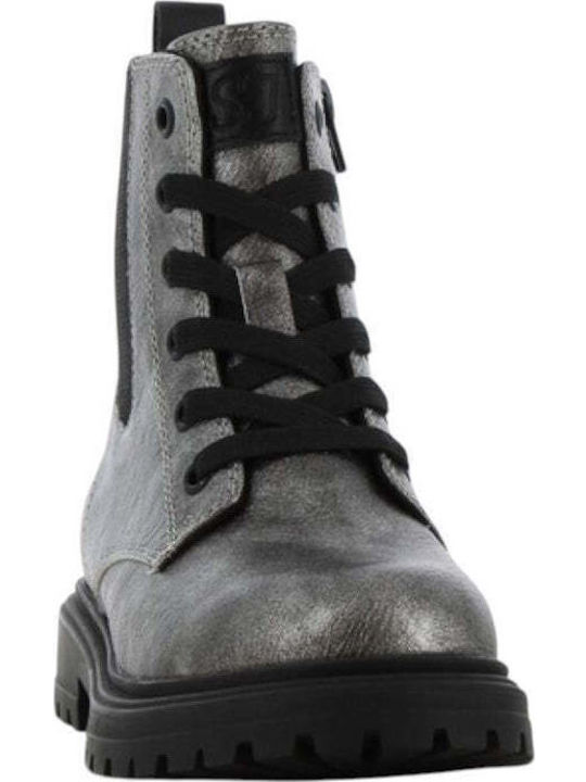 Anatomical Kids Boots with Laces Gray