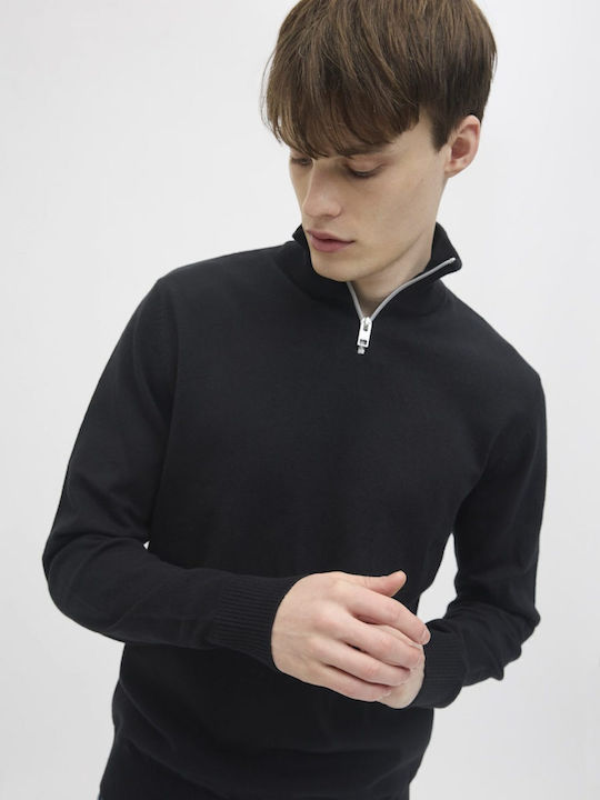Langarm-Pullover Black