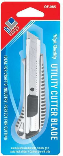 Cuțit Retractabil Cu Lamă De 18 Mm Blocare Automată Vârf Ascuțit Metal
