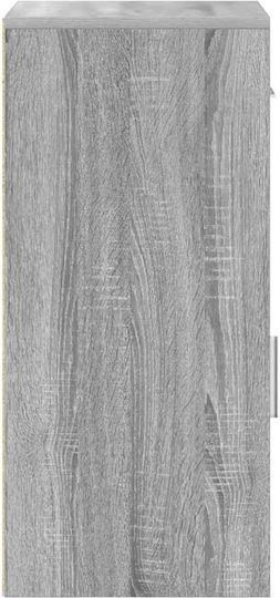 Ντουλάπι Γραφείου Ξύλινο Γκρι Sonoma 38x34.5x75cm