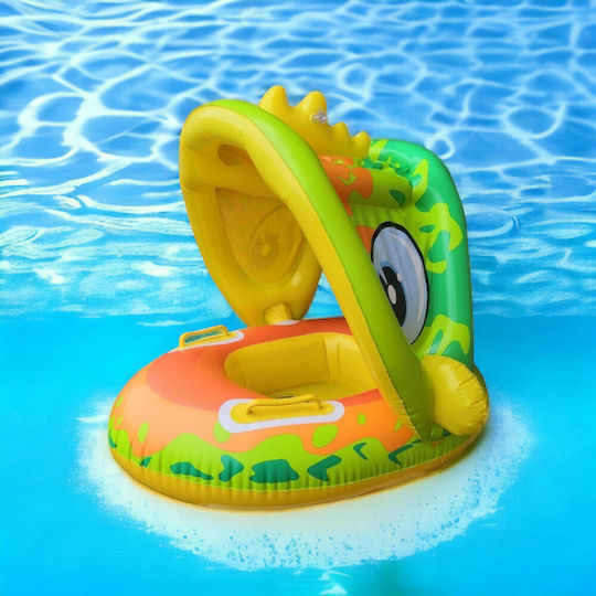 Σωσίβιο Swimtrainer με Σκίαστρο Κίτρινο Παιδικό Δράκος