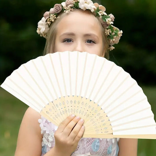 White Fan 25cm
