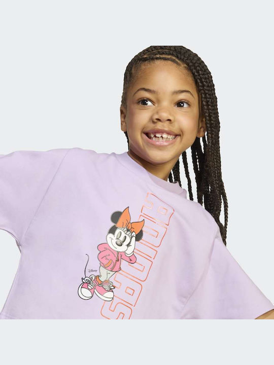 Kinder-T-Shirt Lila Minnie Mouse
