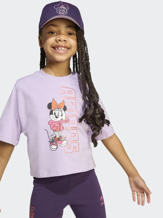 Kinder-T-Shirt Lila Minnie Mouse