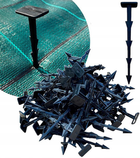 Cuie Fixare Folie Paturi De Grădină Seră Lungime 15 Cm Negru Cuie Fixare Folie Paturi De Grădină Seră Lungime 15 Cm Negru