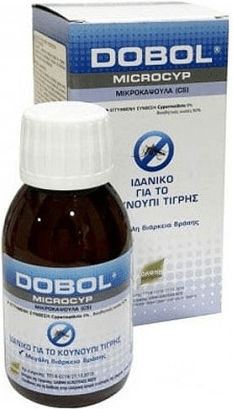 Δάφνη Agrotrade Dobol Microcyp Σκόνη για Κουνούπια / Κοριούς / Ακάρεα / Κατσαρίδες / Μυρμήγκια / Ψύλλους / Σκόρο / Μύγες / Σφήκες / Αράχνες 100ml Χωρίς Άρωμα
