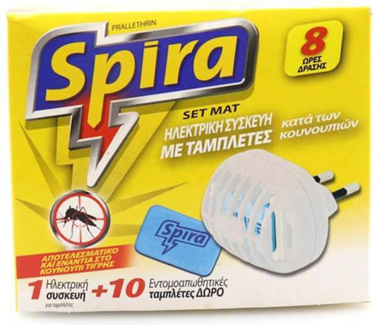 Spira Mat Heater Tablet Device for Mosquitoes 10 tabs