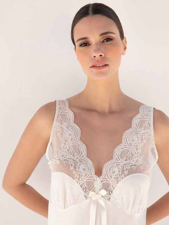 Summer Bridal Women's Nightdress White